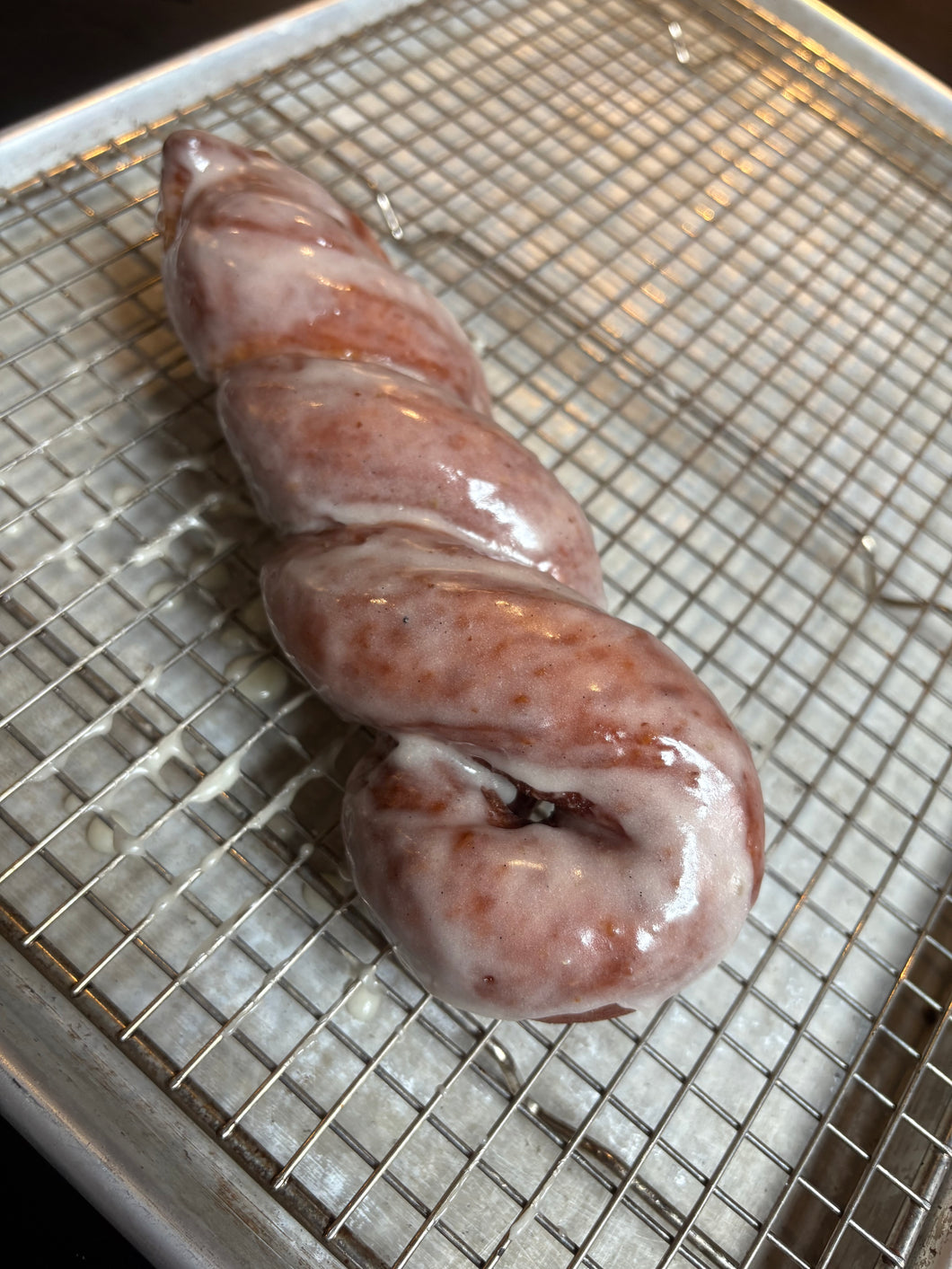 Vanilla Bean Glazed Doughnut Twist
