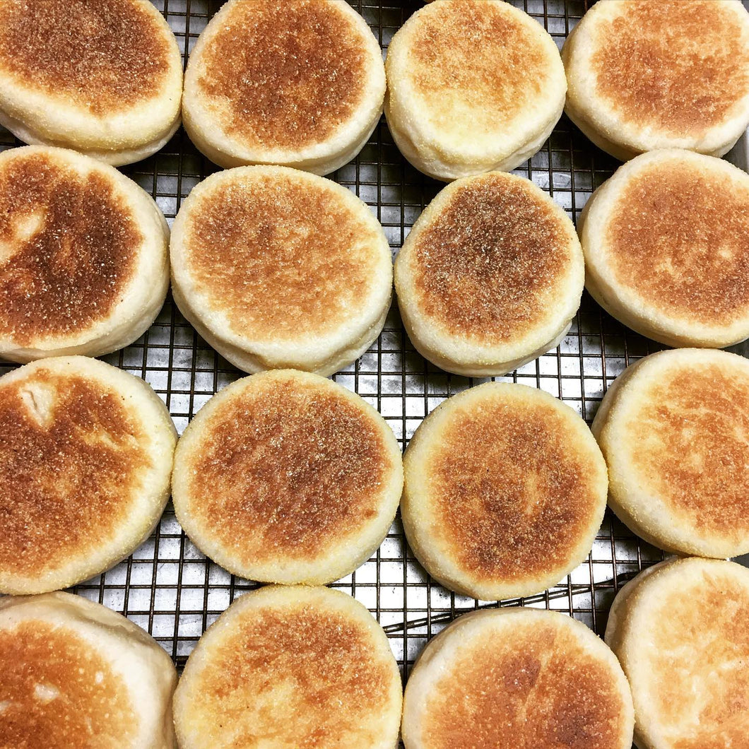 English Muffins & Whipped Honey Butter