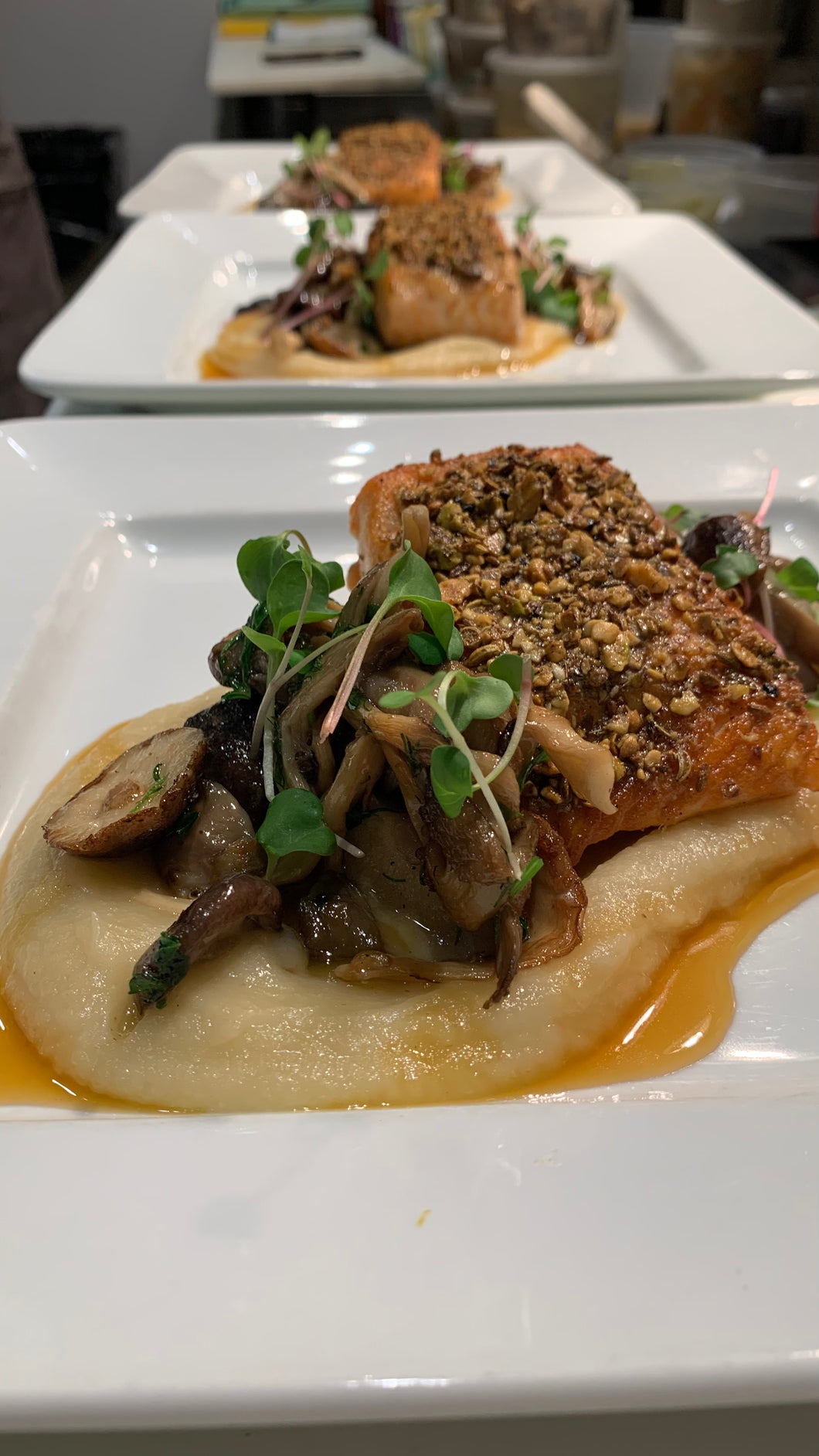 Pistachio Dukkah Crusted Salmon